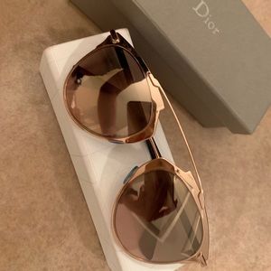 Dior reflected gold sunglasses